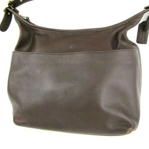 COACH Legacy 9058 Brown Leather Shoulder Bag Purse